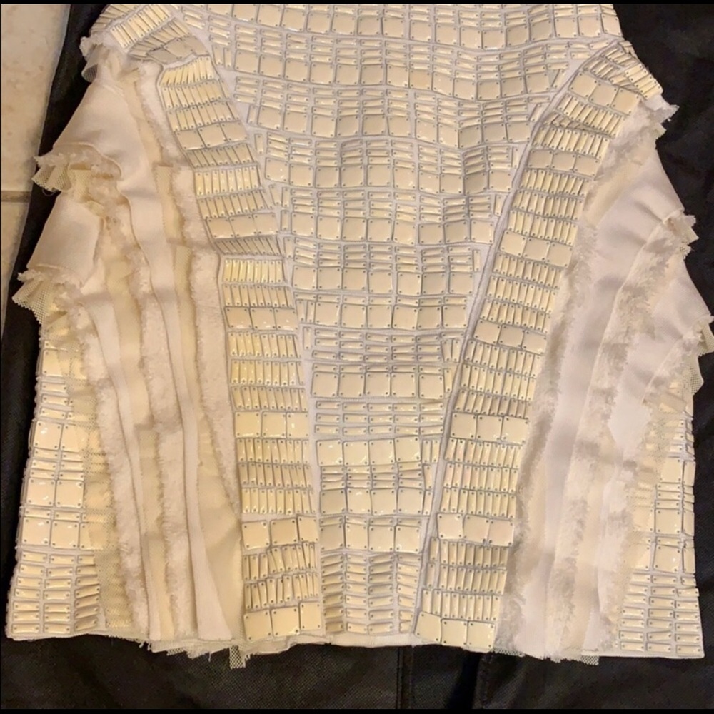 Herve Leger - Runway Off White Nude Dress - Picture 3 of 8